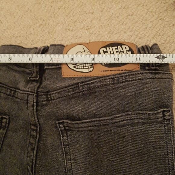 2/$20  Cheap Monday Narr Tight Black jeans size 26 - Picture 10 of 11